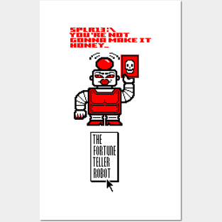 The Fortune Teller robot Posters and Art